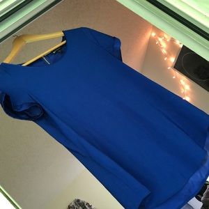 Beautiful Blue T-Shirt Blouse from Express